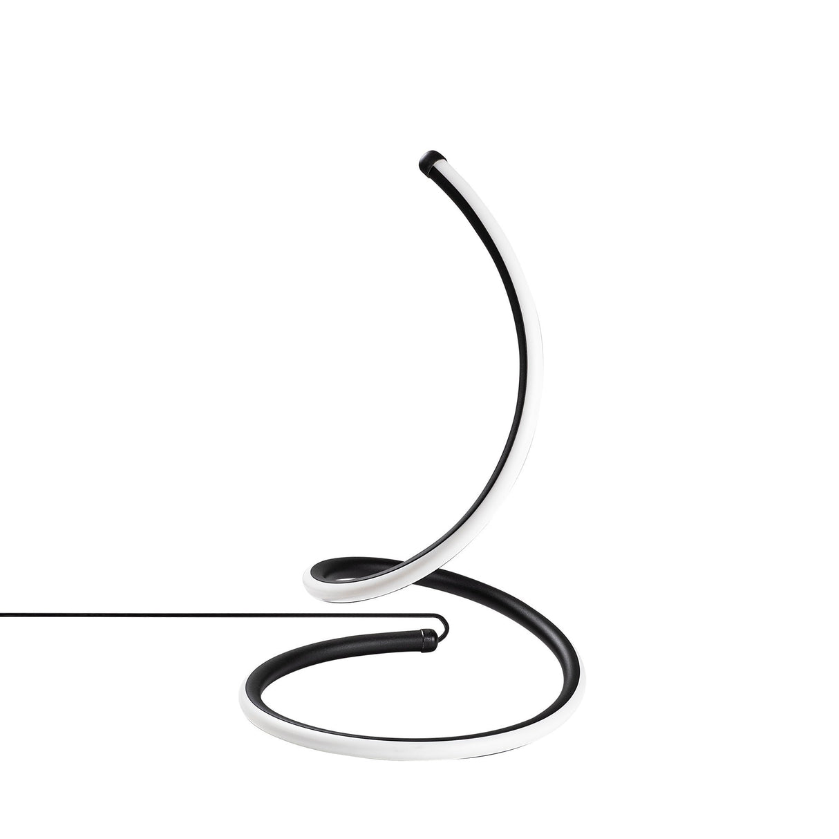 Lampe de table noire en métal Nightstrike