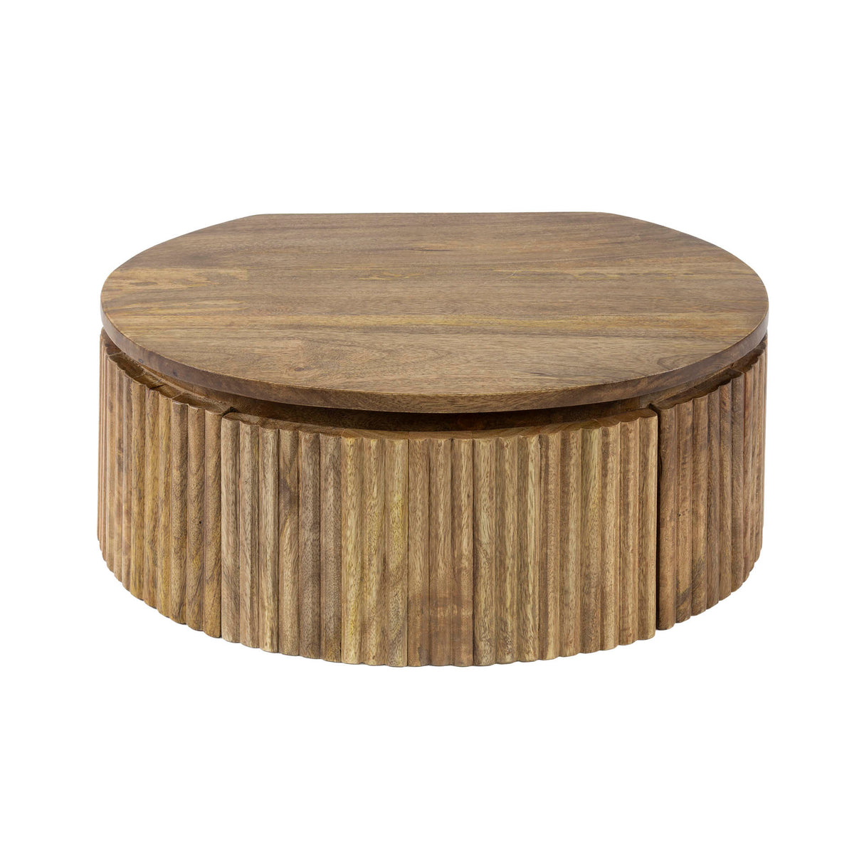 Nachtkastje Mango avec 1 tiroir - sable