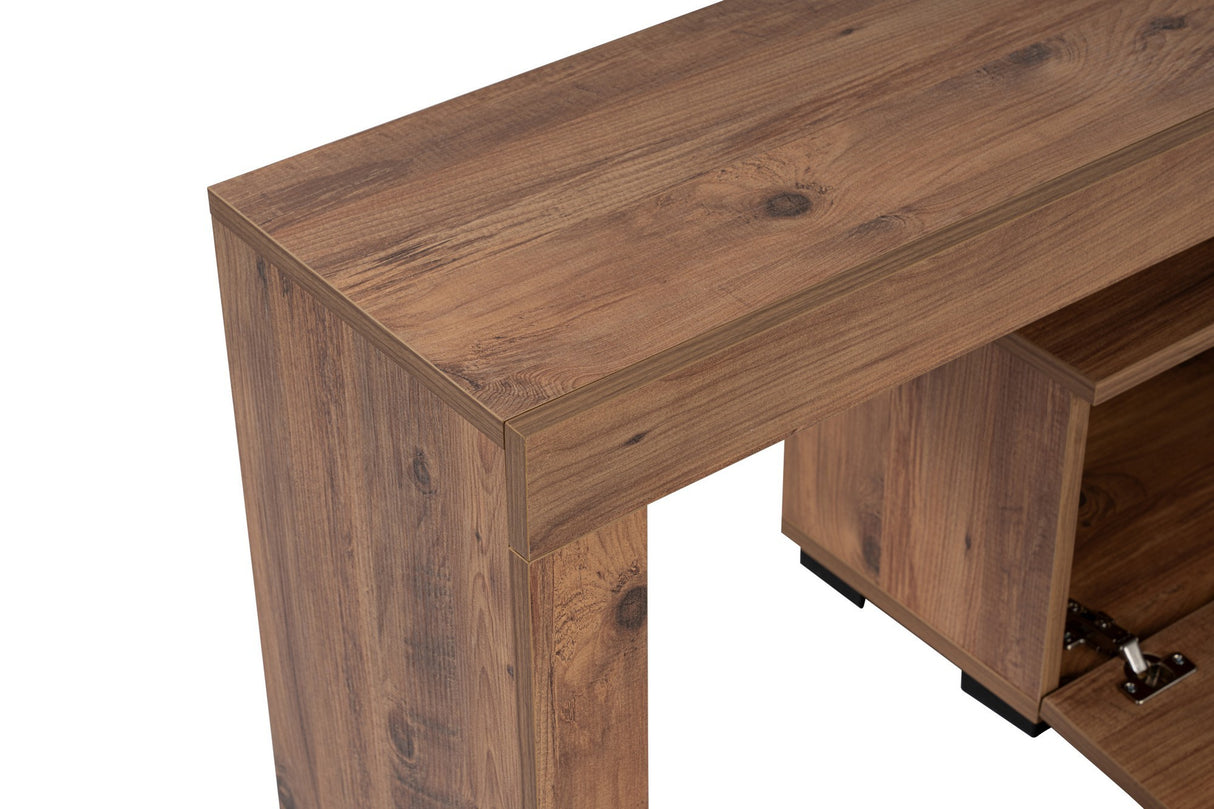 Meuble TV Naturel Mélamine Vertex 50x180x31,3 cm