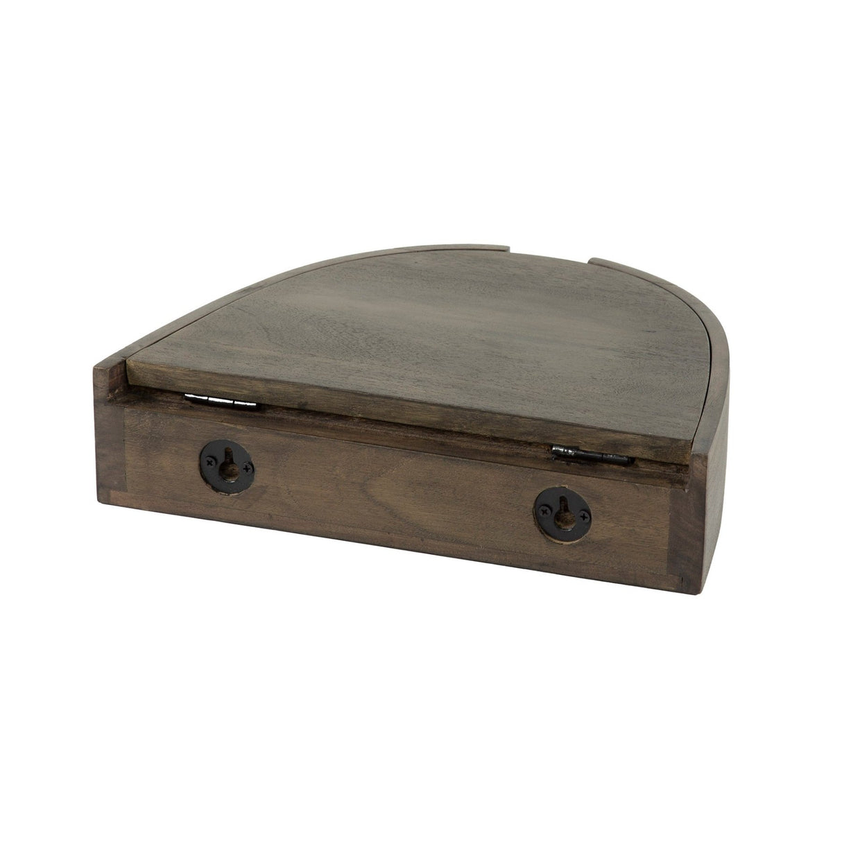 Ensemble de Tables de Nuit Demi-circulaires Flottantes 2 – Acacia