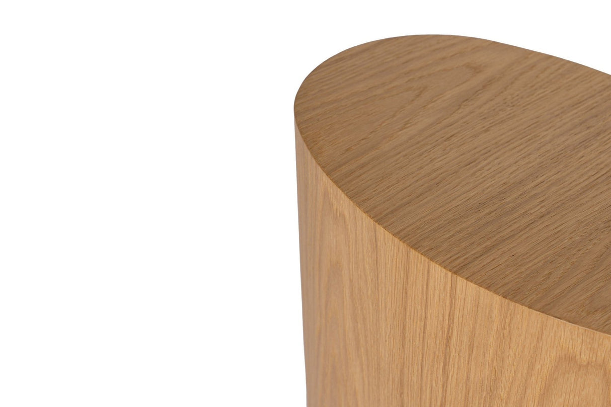 Ensemble de tables basses de 2 Ileps aspect chêne - 34x40 / 25x33 cm