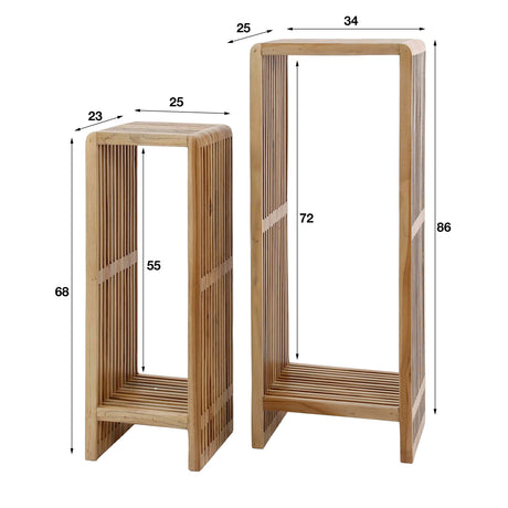 Table d'appoint Set de 2 Raoul Teck