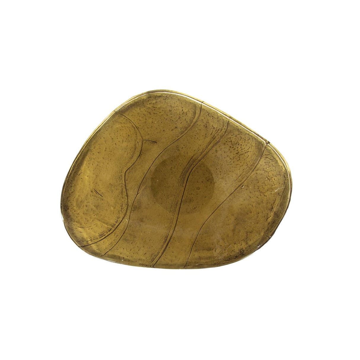 Table d'appoint Aurora M - Or Antique 50x55 cm