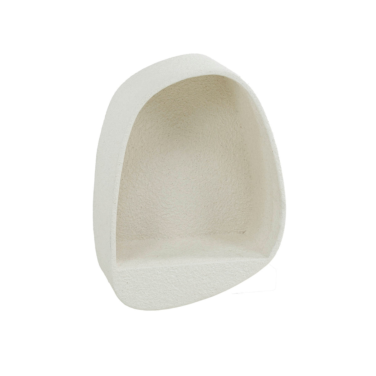 Etagère murale Zaya en forme de goutte en marbre composite