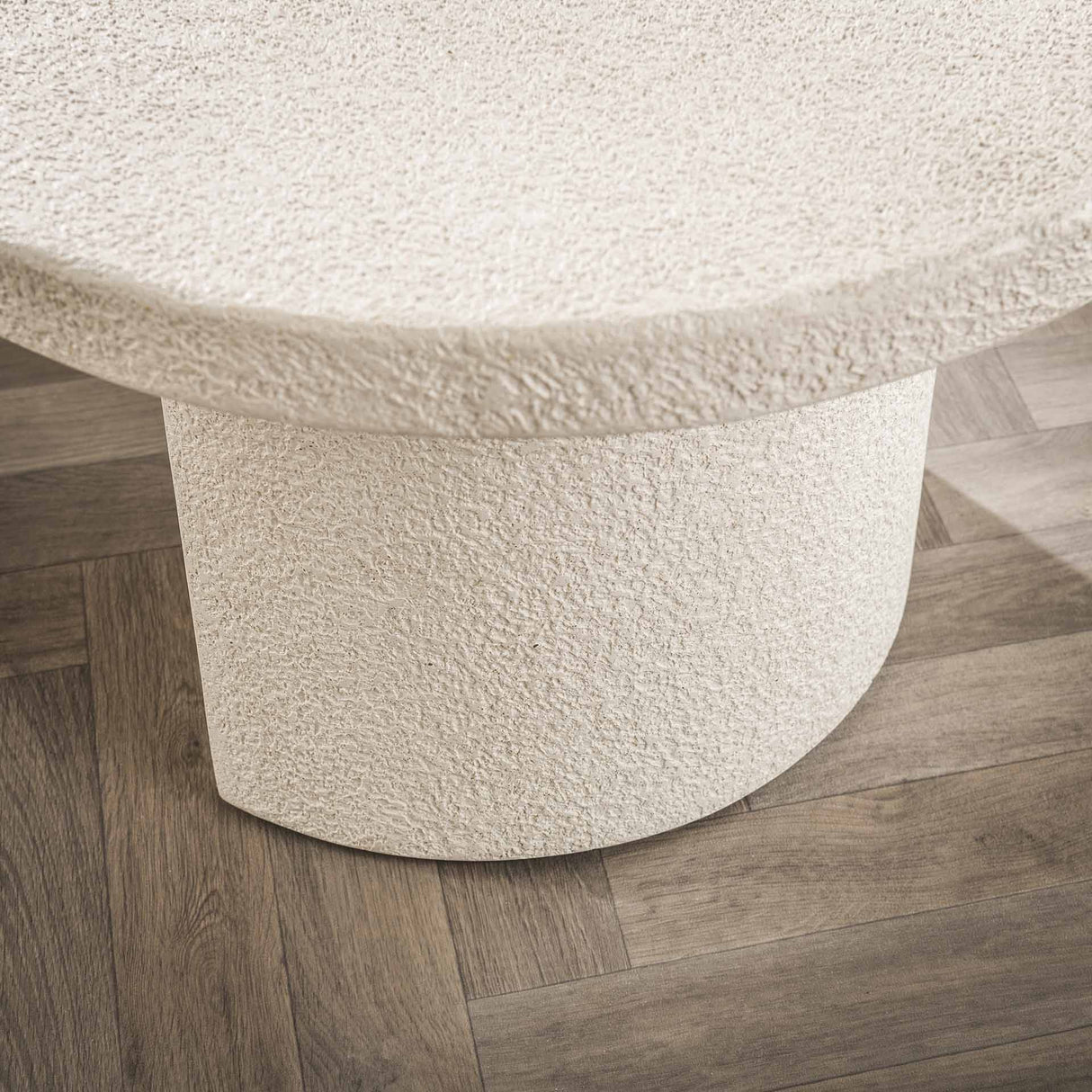 Table basse Zina 150 cm Pierre Marbre blanc
