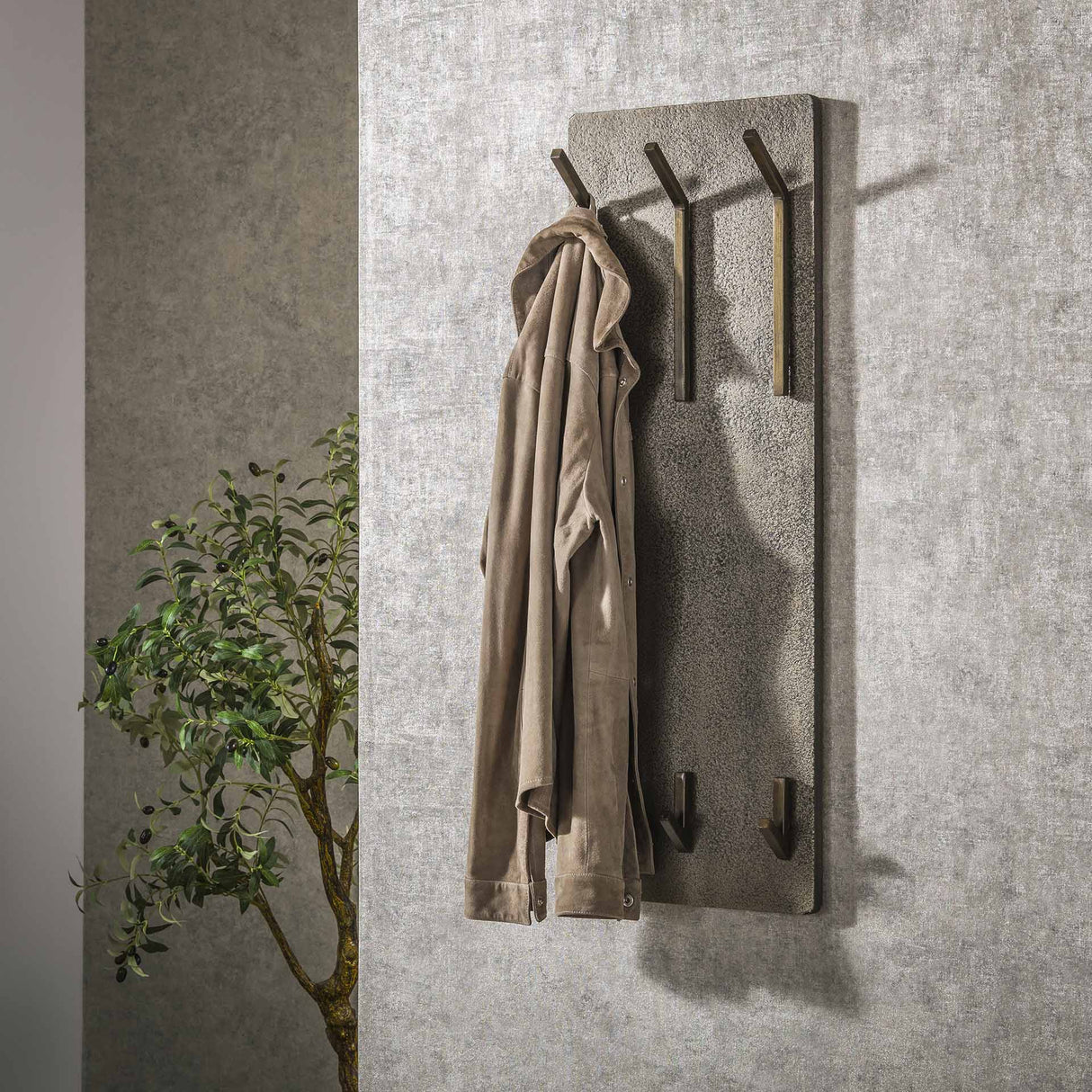 Porte-manteau Ferre 6 crochets - Métal Bronze Antique