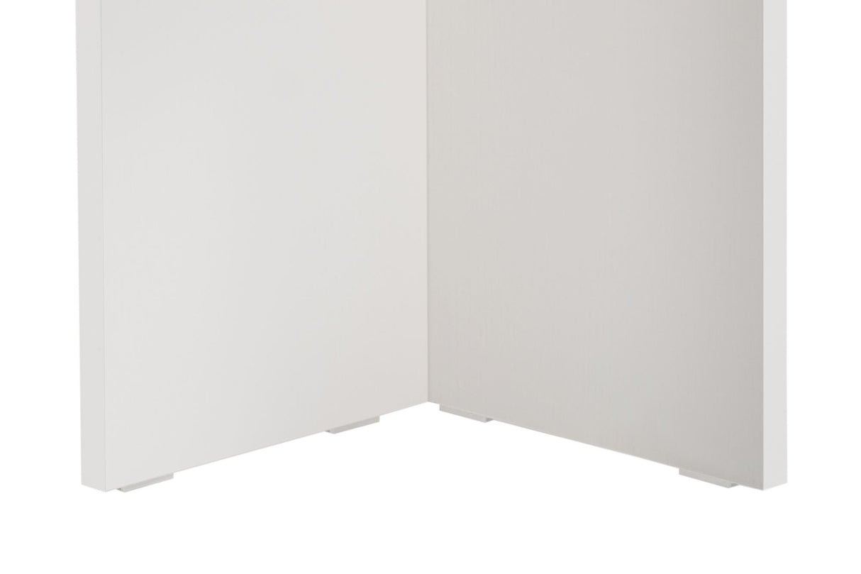 Sablin Table à manger en bois blanc 180x89,5x75 cm Bois Blanc Mélamine