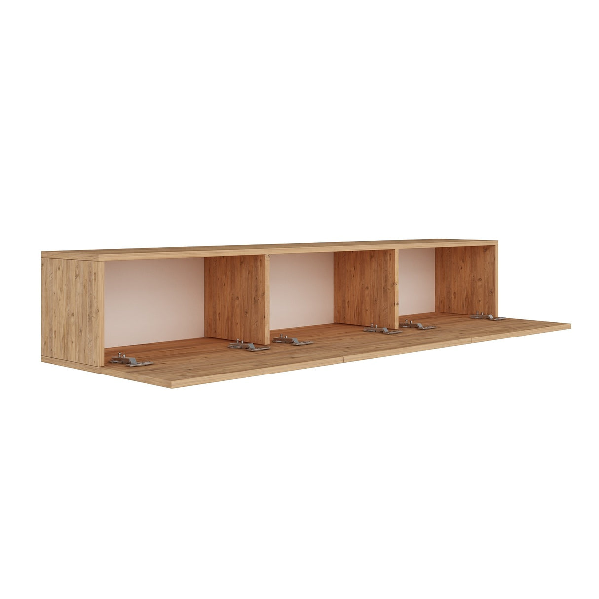 Meuble TV West pin atlantique 150 cm bois composite mélaminé