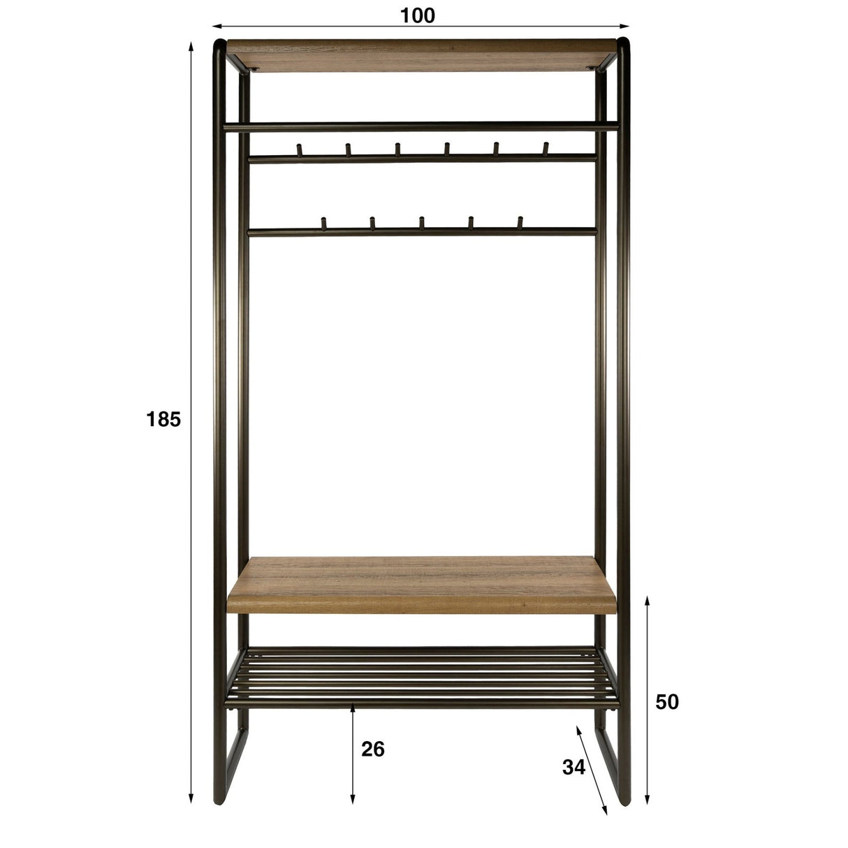 Armoire Senna Drift Marron
