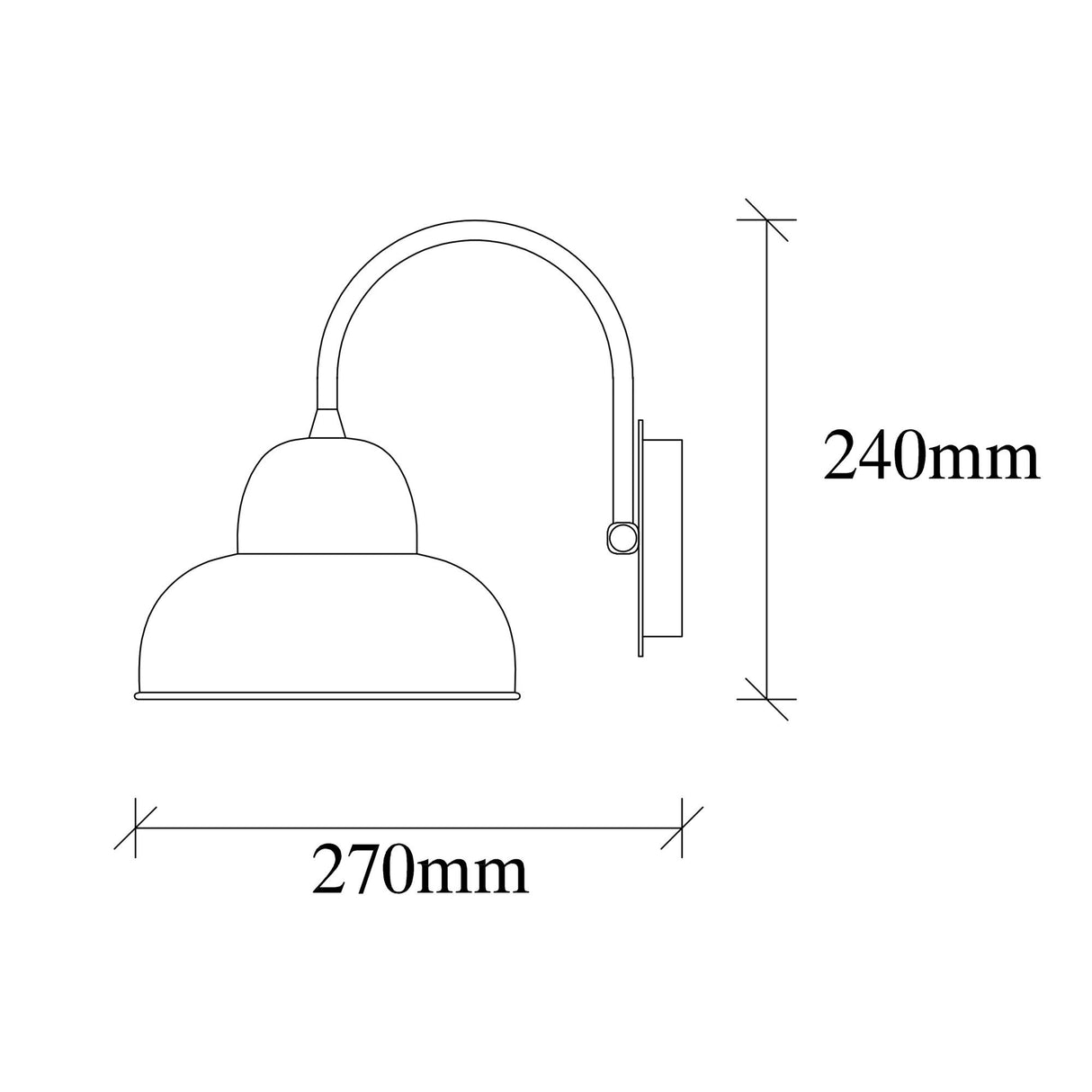 Applique Murale Dorée Métal Allure