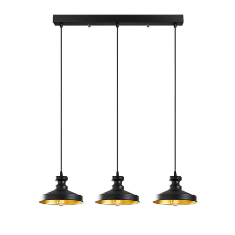 Suspension Noire Métal Allure