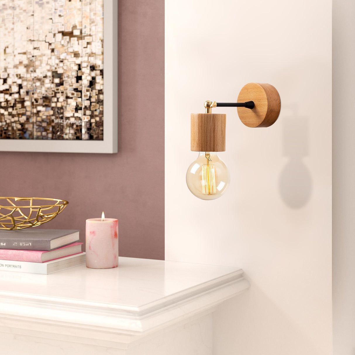 Applique Naturel Bois Vex