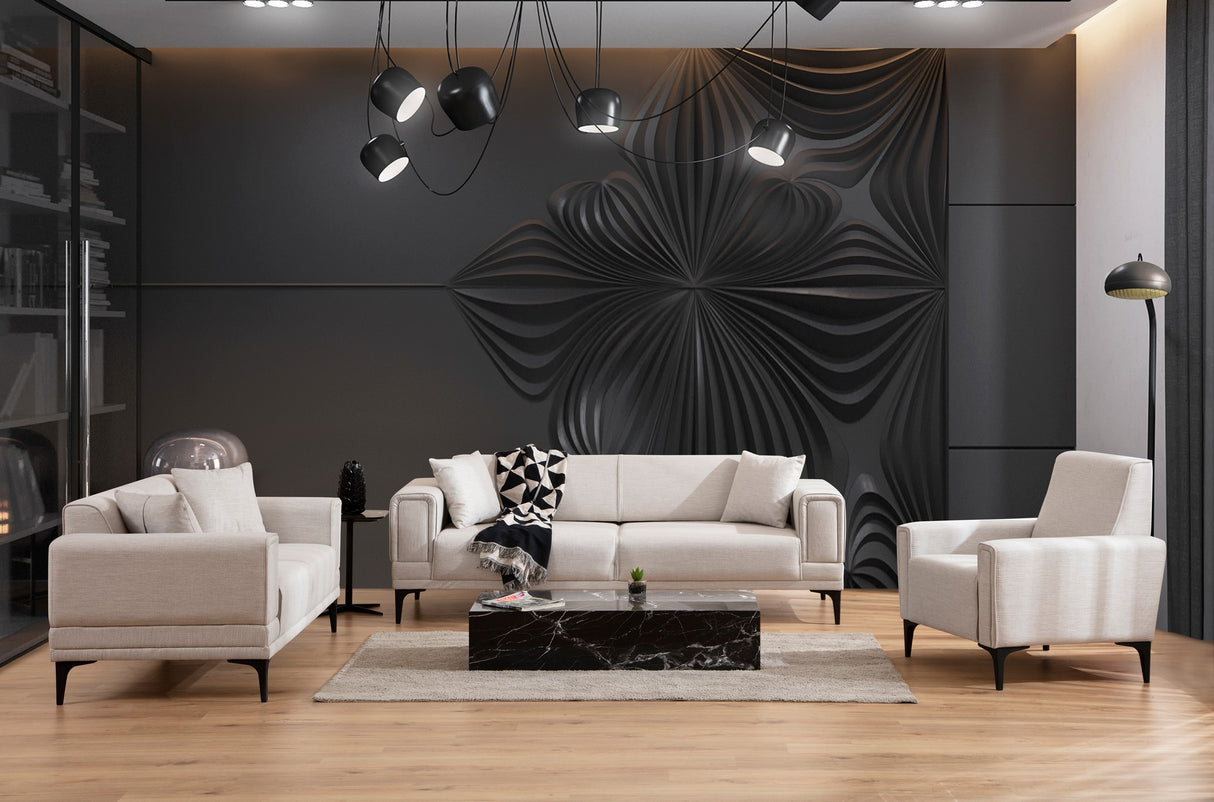 Fauteuil Horizon Écru