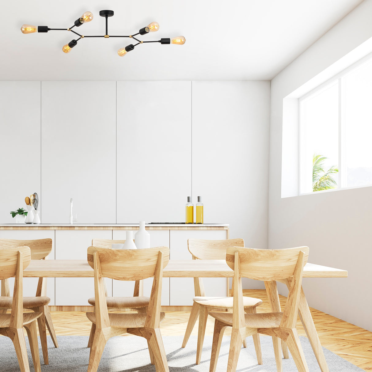 Suspension Noire Métal Sentinel