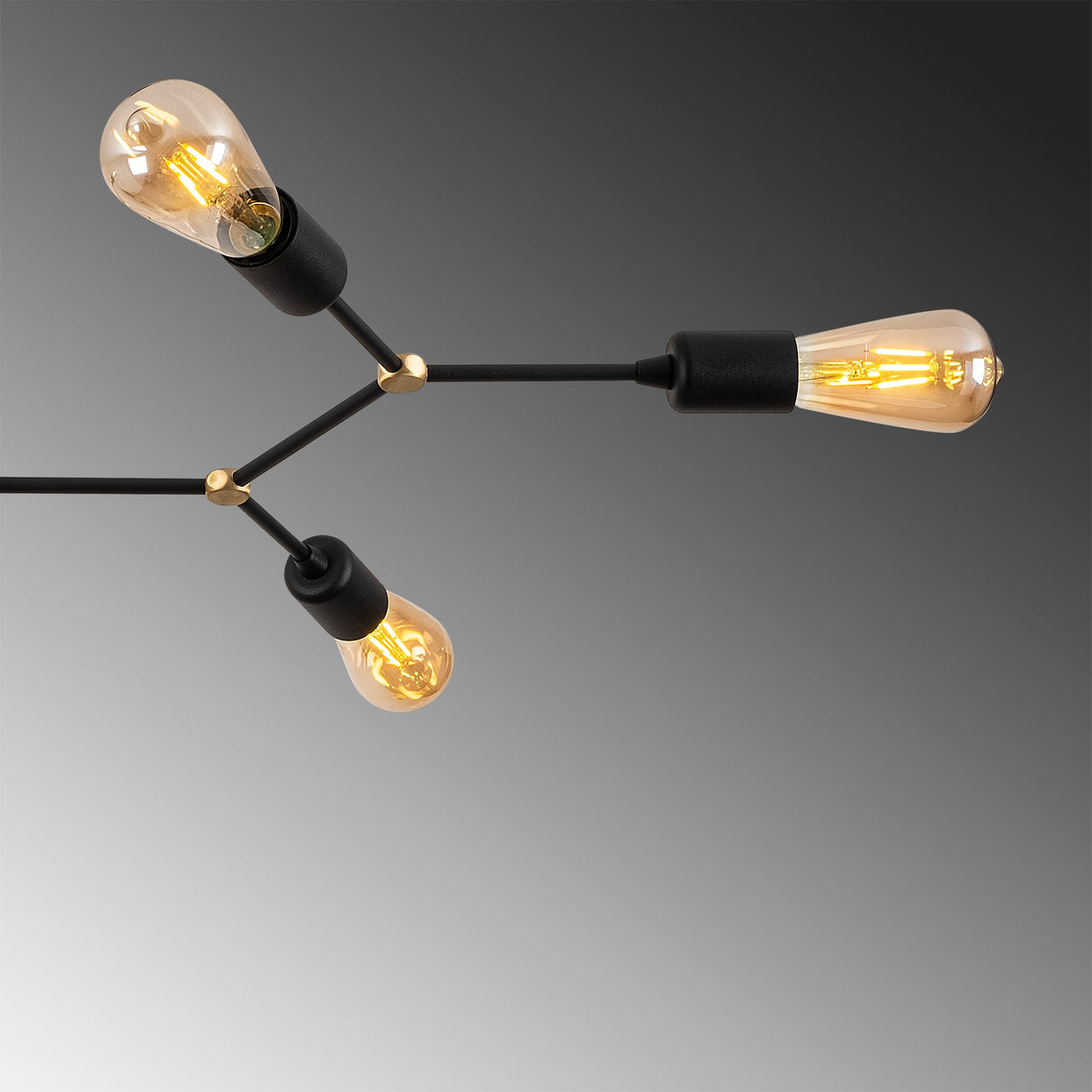 Suspension Noire Métal Sentinel