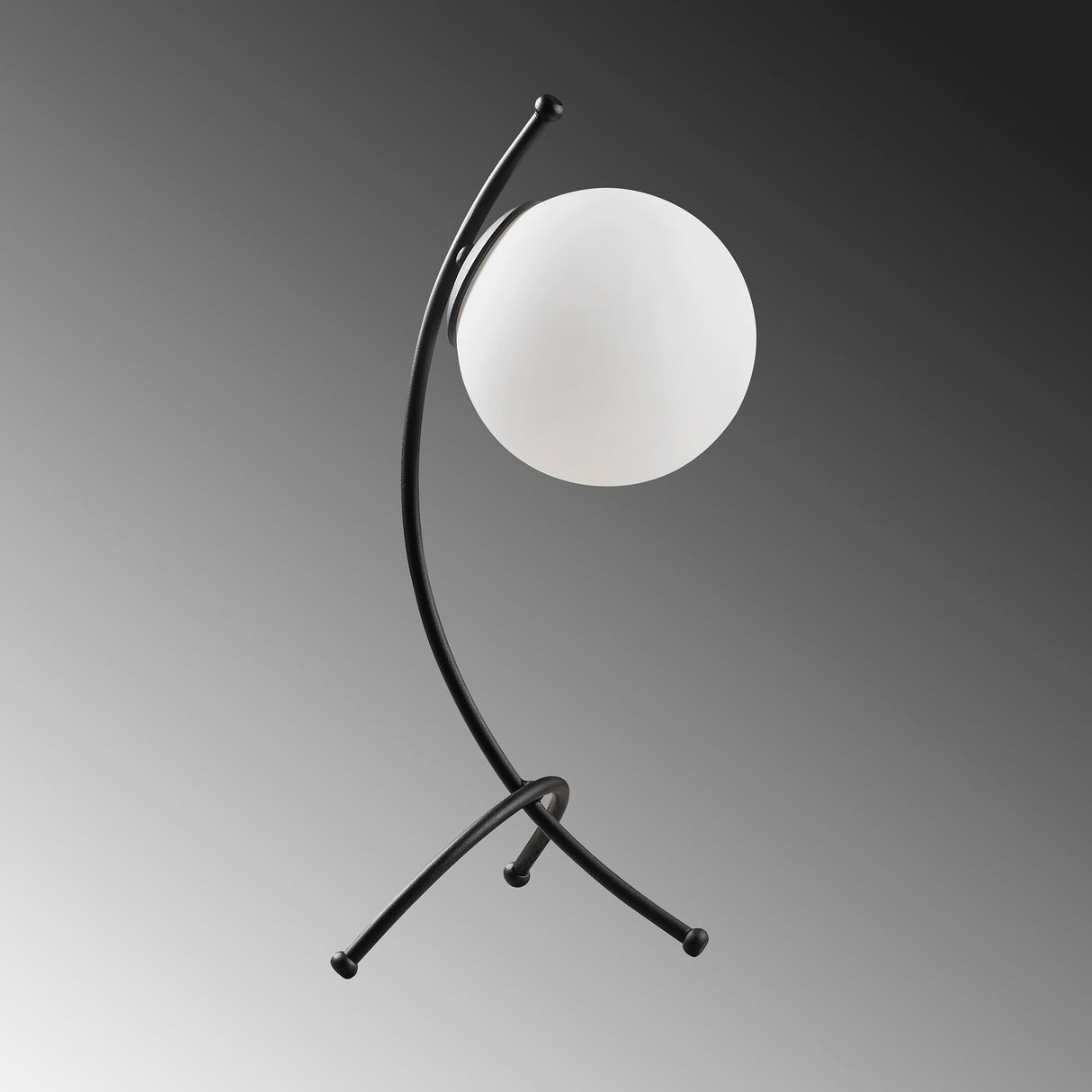 Lampe de table Noir Blanc Verre Nightstrike