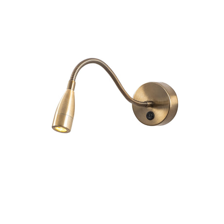 Applique murale 1 lumière en métal couleur bronze Veridia