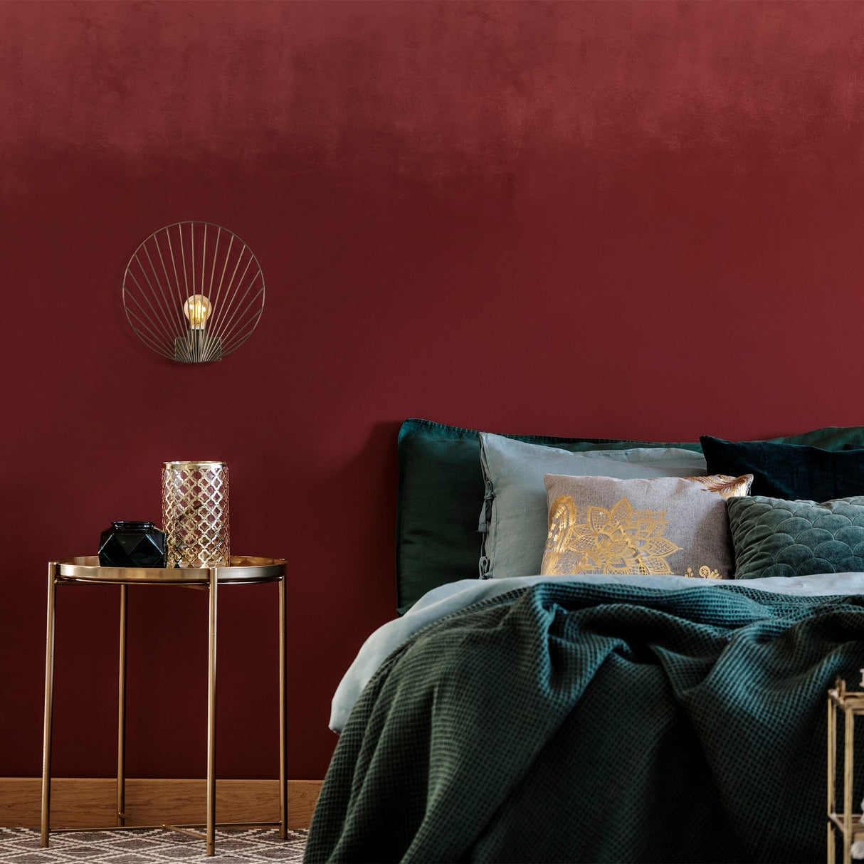 Applique en métal couleur bronze Arbor