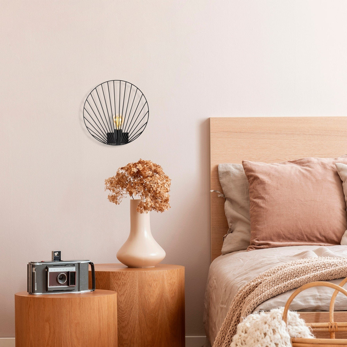 Applique Murale Noire Métal Arbor