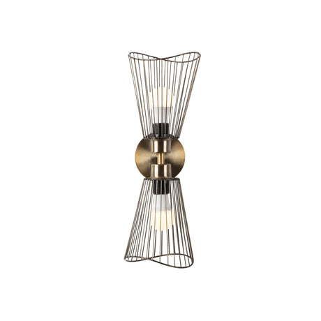 Applique en métal couleur bronze Void