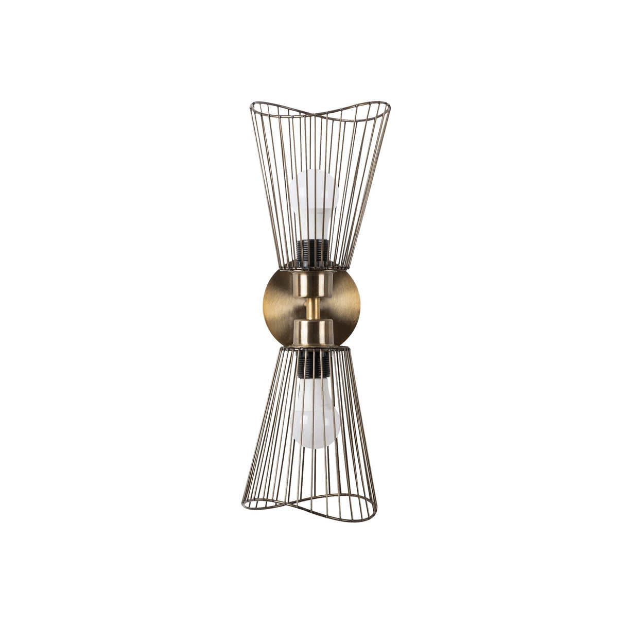 Applique en métal couleur bronze Void