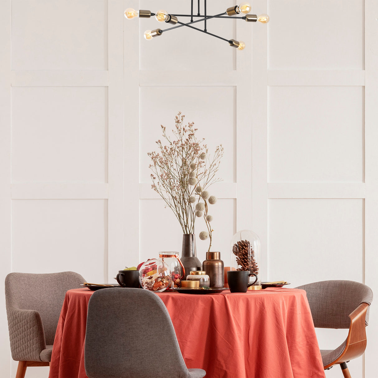 Plafonnier Noir Métal Jade