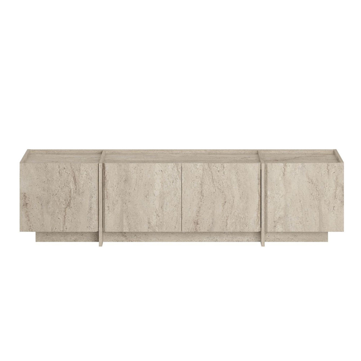 Meuble TV Lowen travertin 180 cm Bois mélaminé