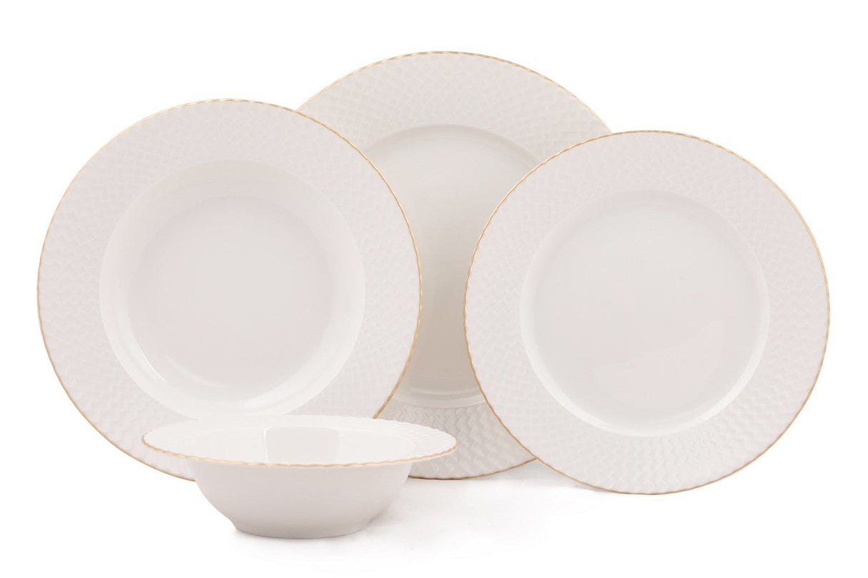 BNIRN24Y2520 Or Blanc 100% PORCELAINE