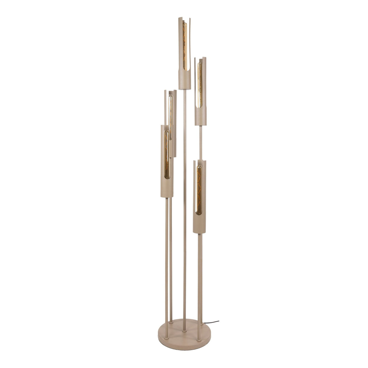 Lampadaire Judy 5 lumières à gradins beige