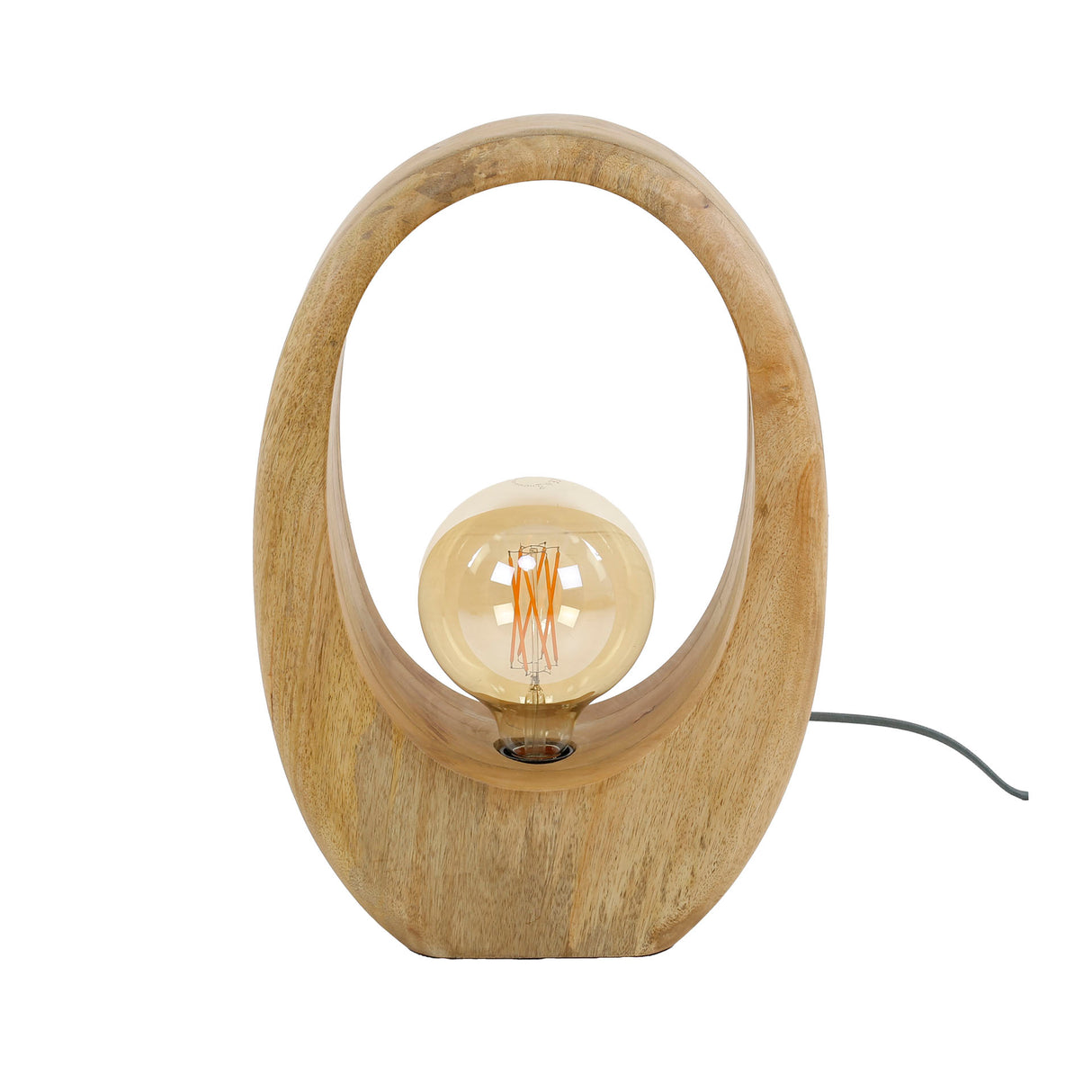 Lampe de table Brenn en bois de manguier 43 cm