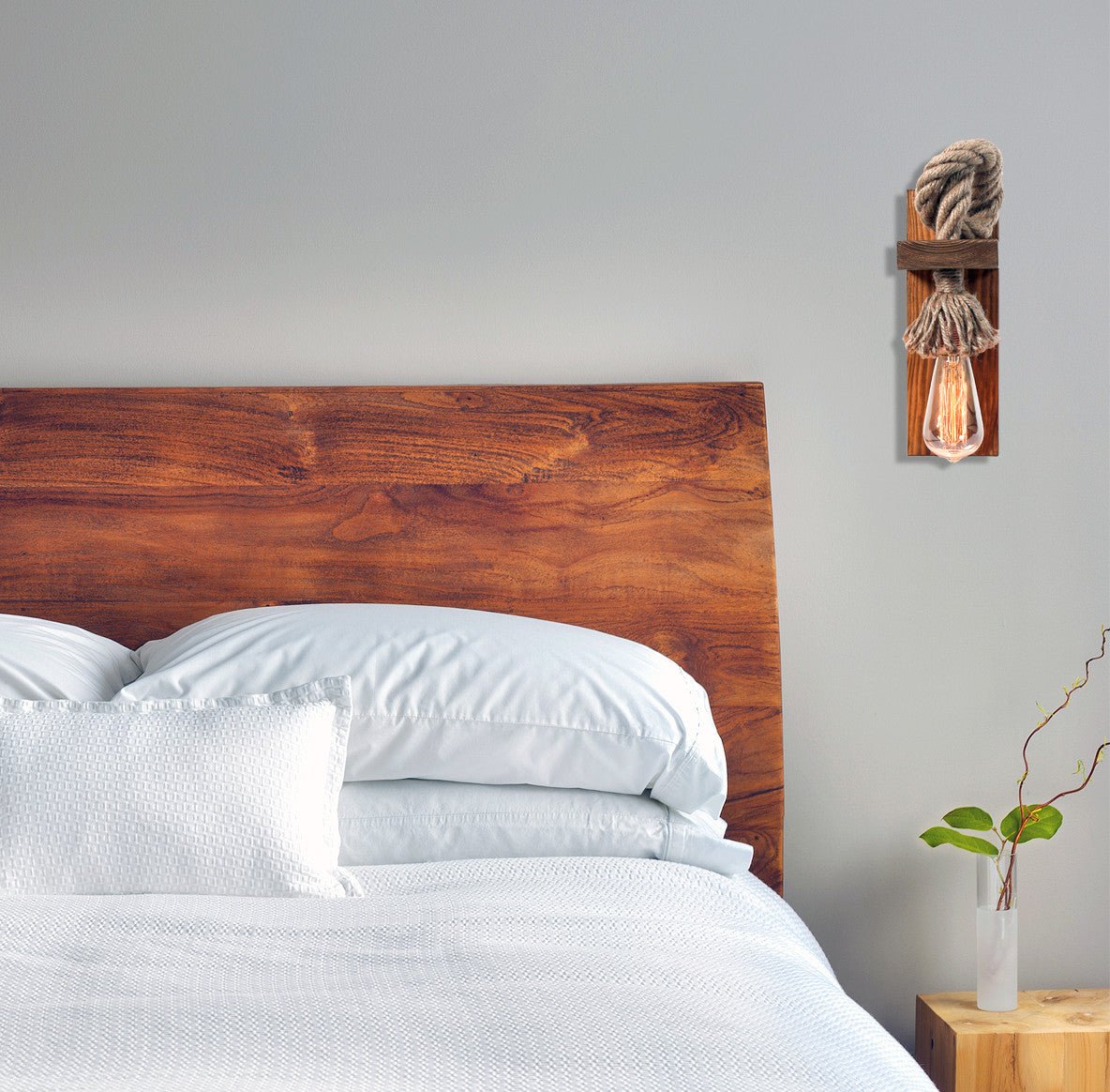 Applique Murale Brun Métal Nocturne