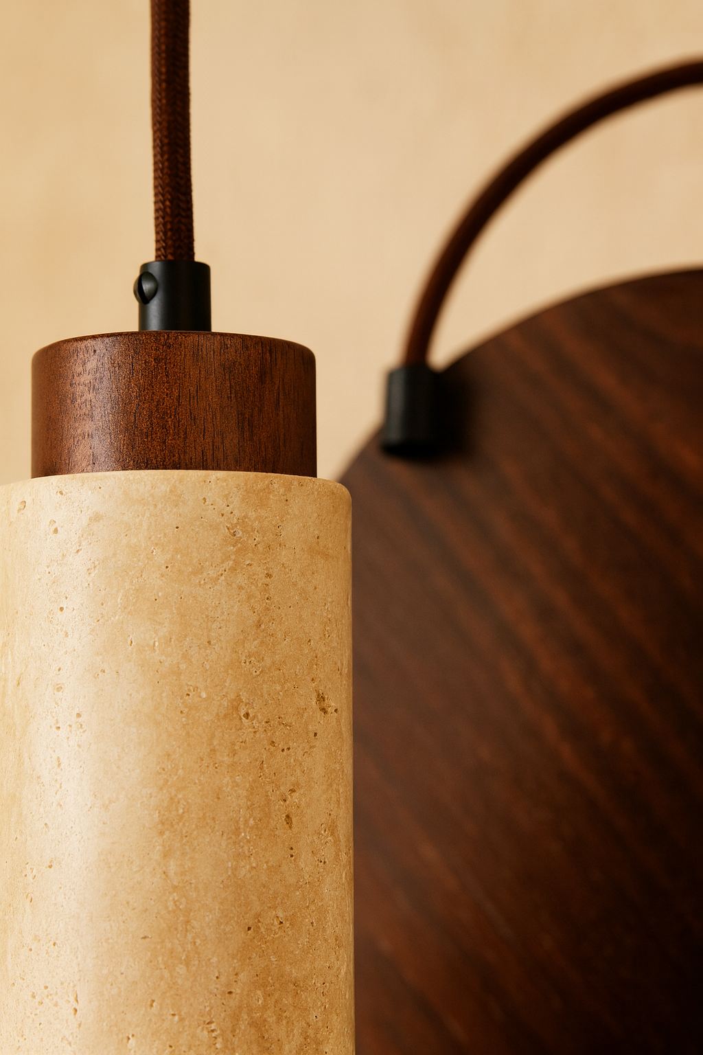 Babıl-C - Bouchon Travertin Noyer Beige Noyer