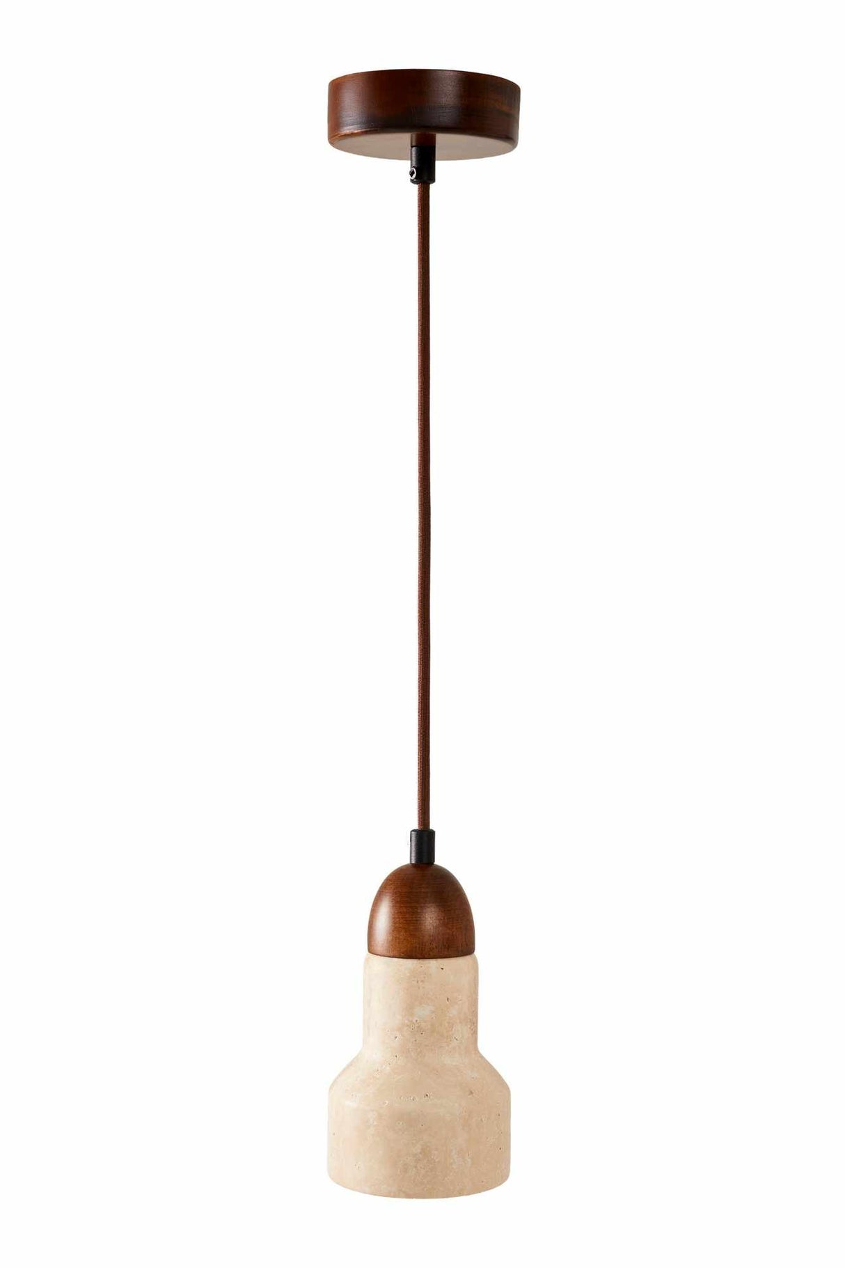 Swiss - Bouchon en travertin noyer beige noyer