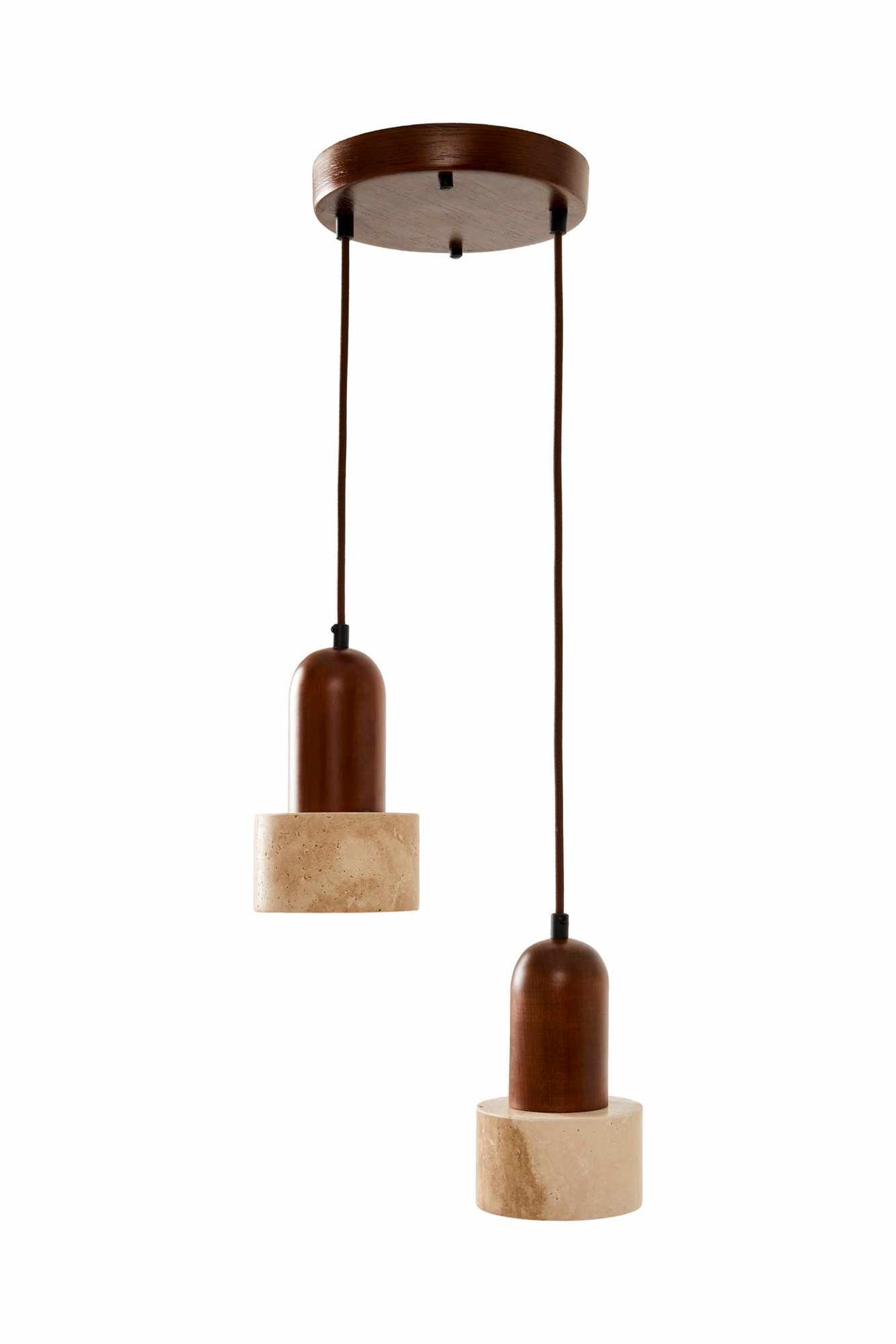 Loer B - Bouchon en Travertin Noyer Beige Noyer