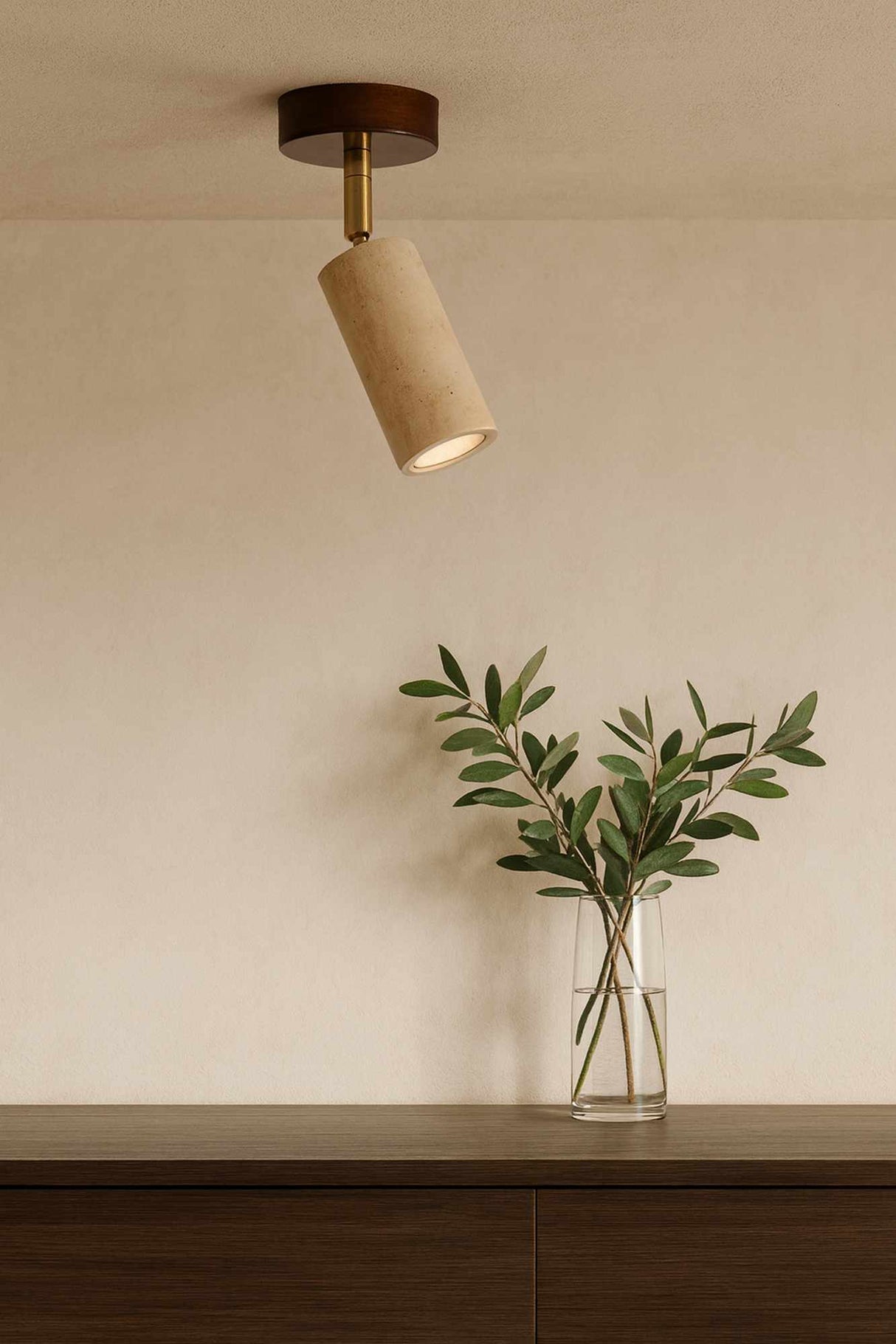 Nur - Casquette Travertin Noyer Beige Noyer