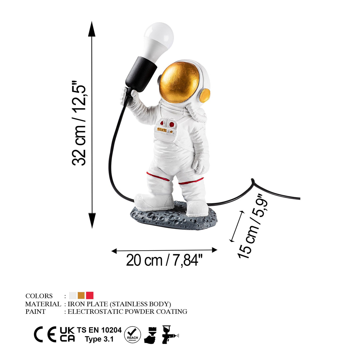 Lampe de table Astronaute