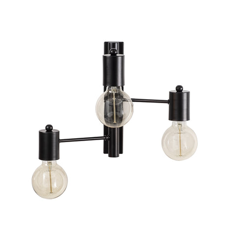 Applique 3 lumières Noir Métal Brisa