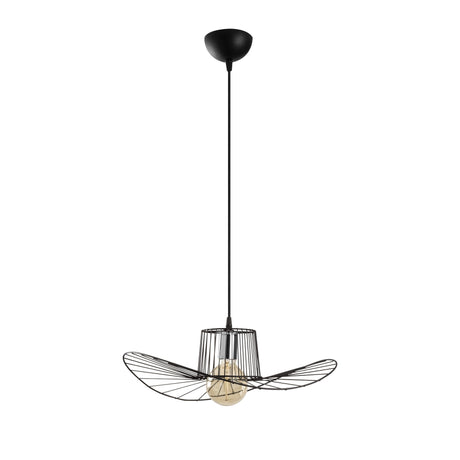 Suspension 1-lampe Noir Métal Predator