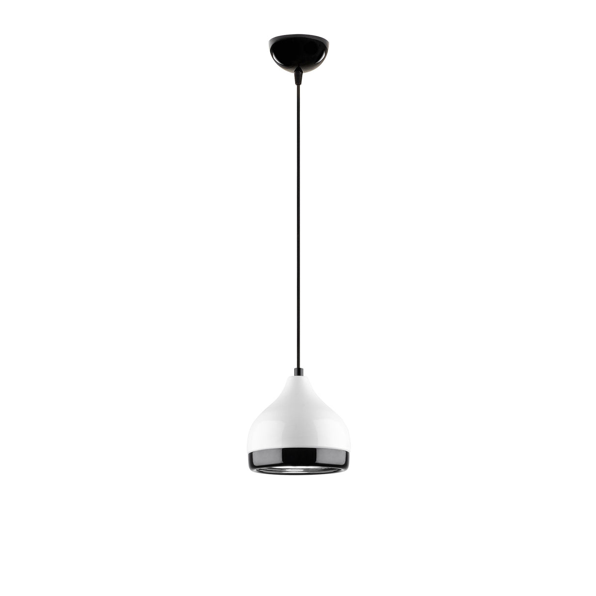 Suspension 1-lampe Blanc Métal Grip