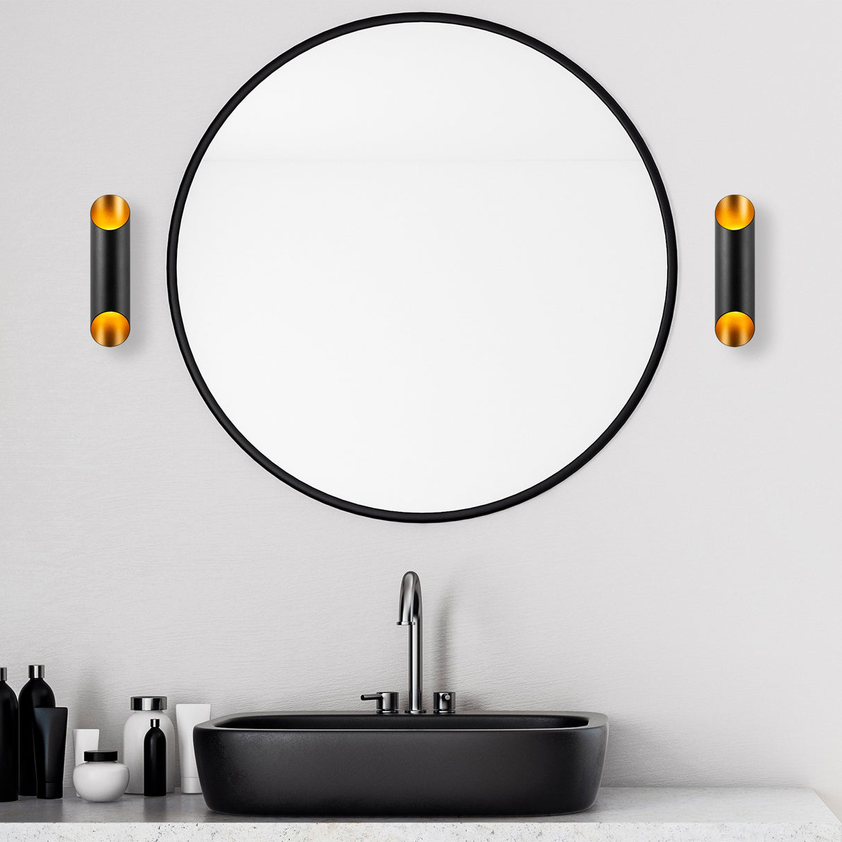 Applique Noir Doré Métal Juniper