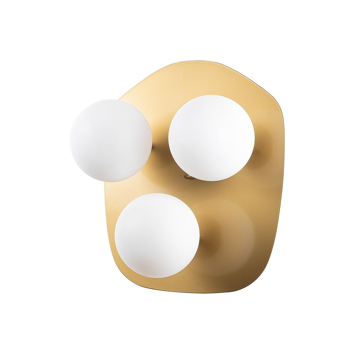 Applique 3 lumières Or Verre Axel