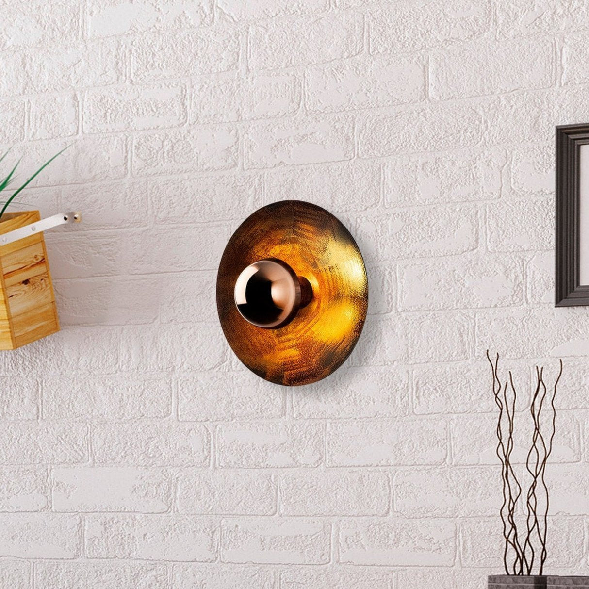 Applique en cuivre 28 cm Métal Élever