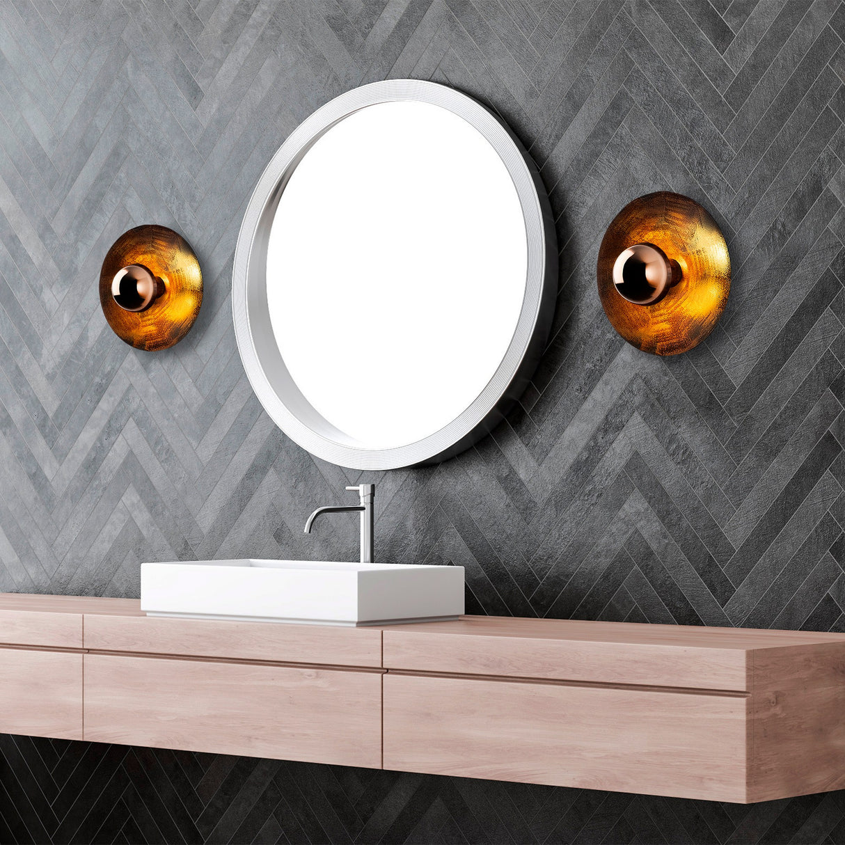 Applique en cuivre 28 cm Métal Élever