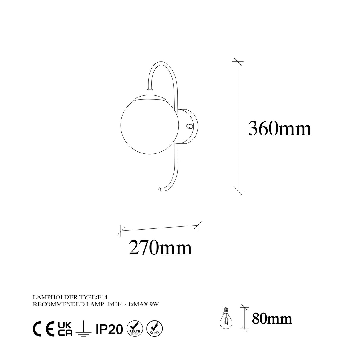 Applique Murale Or Verre Transparent Lucent