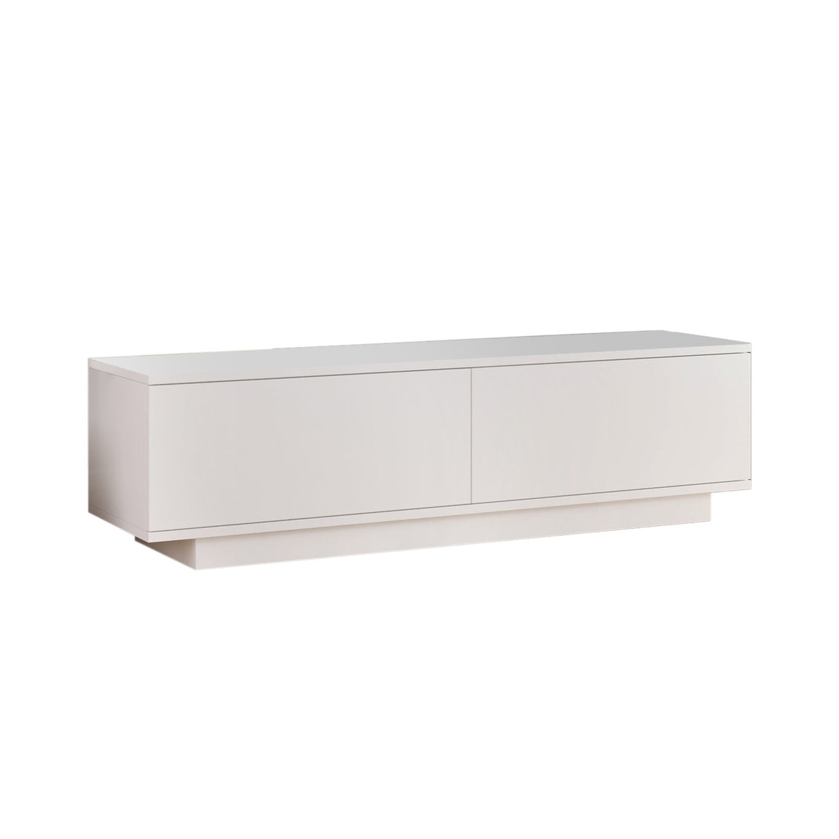 TV Meubels - TV Meubel Merida Wit Melamine 140x38,2x35,5 cm - Dimehouse