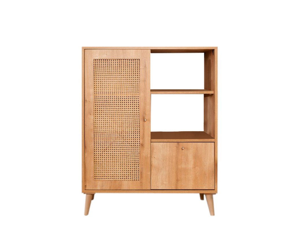 Armoire murale Hazeran Multi Oak Beech Wood 40x110x cm