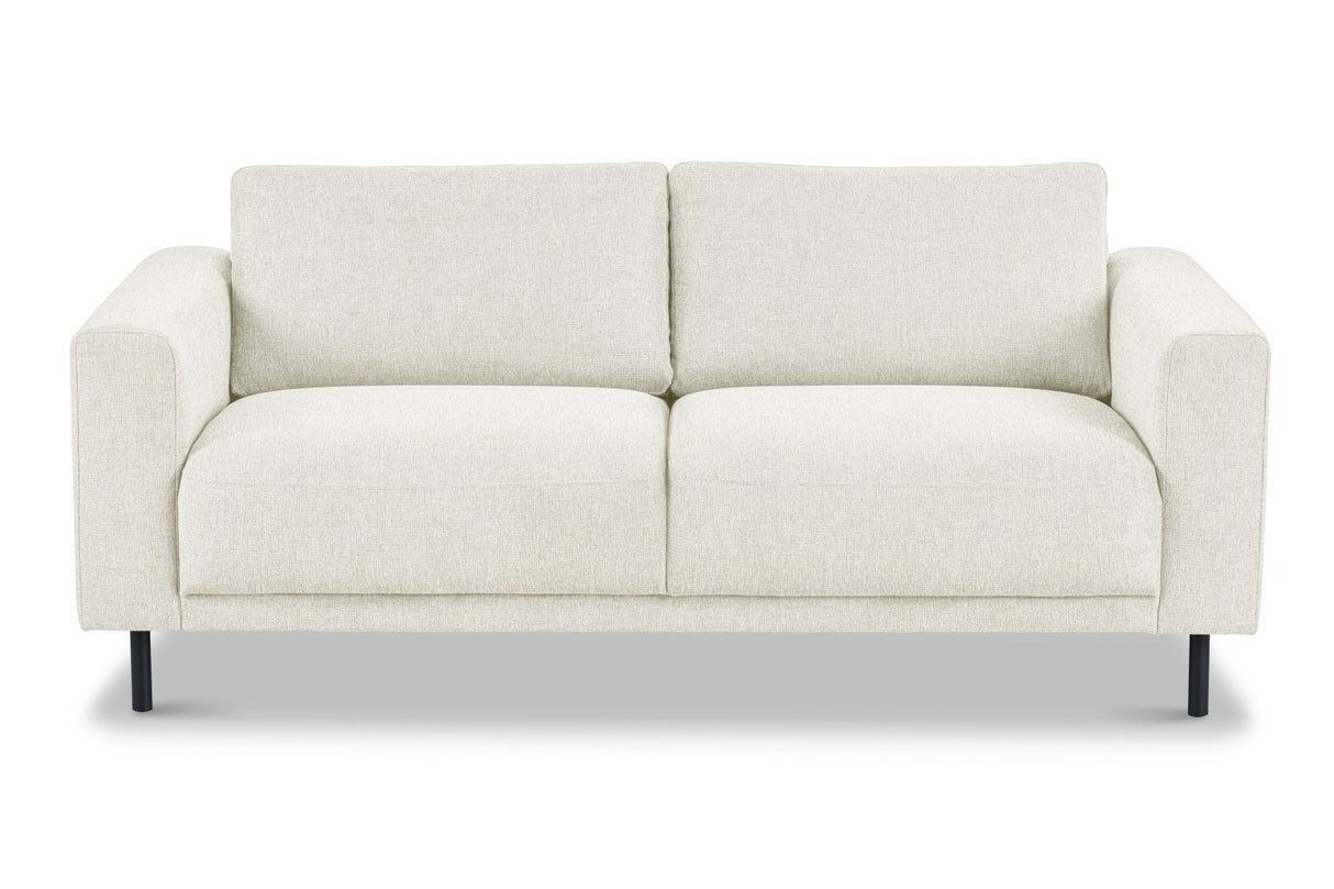 Canapé moderne 2,5 places en tissu beige Aniko 183x90x78 cm