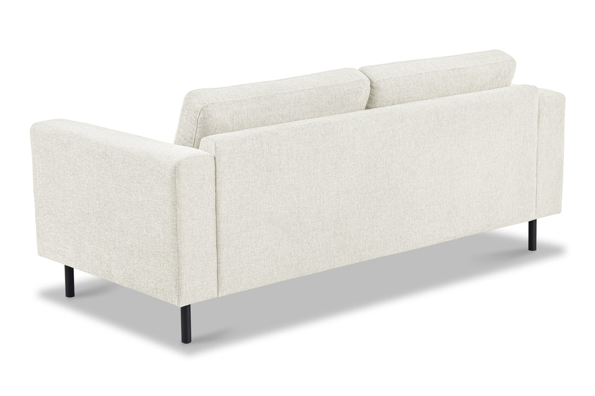 Canapé moderne 2,5 places en tissu beige Aniko 183x90x78 cm