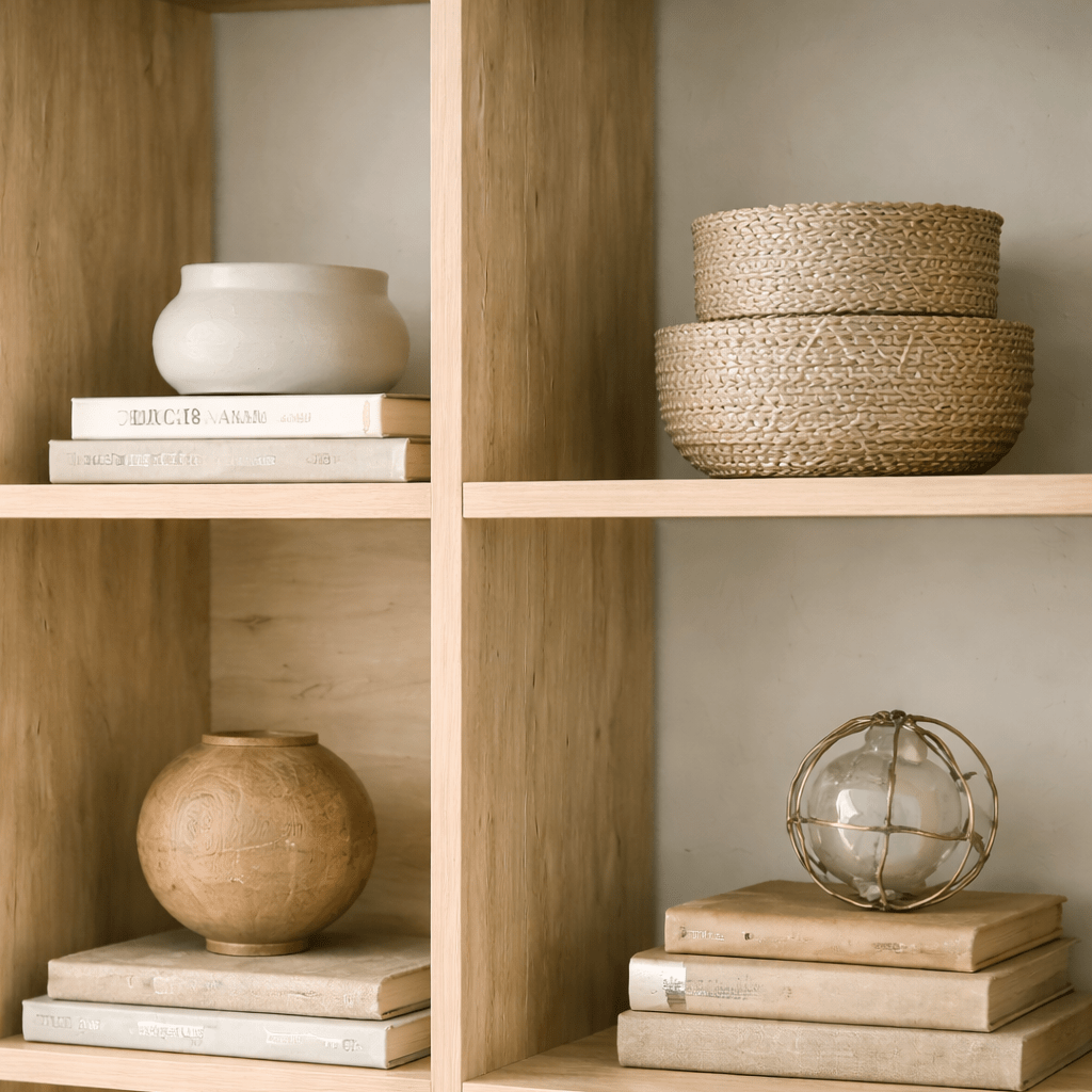 Boekenkasten - Boekenkast eikenlook melamine Manco 122x188x25,5 cm - Dimehouse