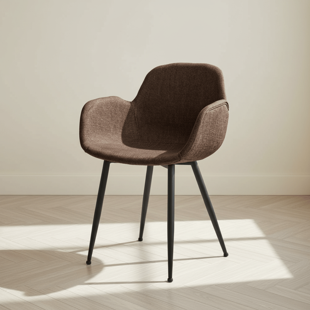 Chaise de salle à manger avec siège en forme de baquet Photo d'ambiance de Mick Bruin dans un intérieur moderne